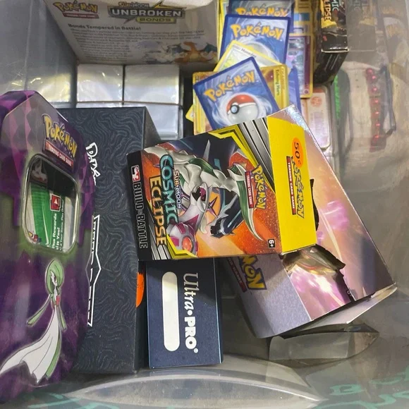 Pokémon mystery box and a full binder